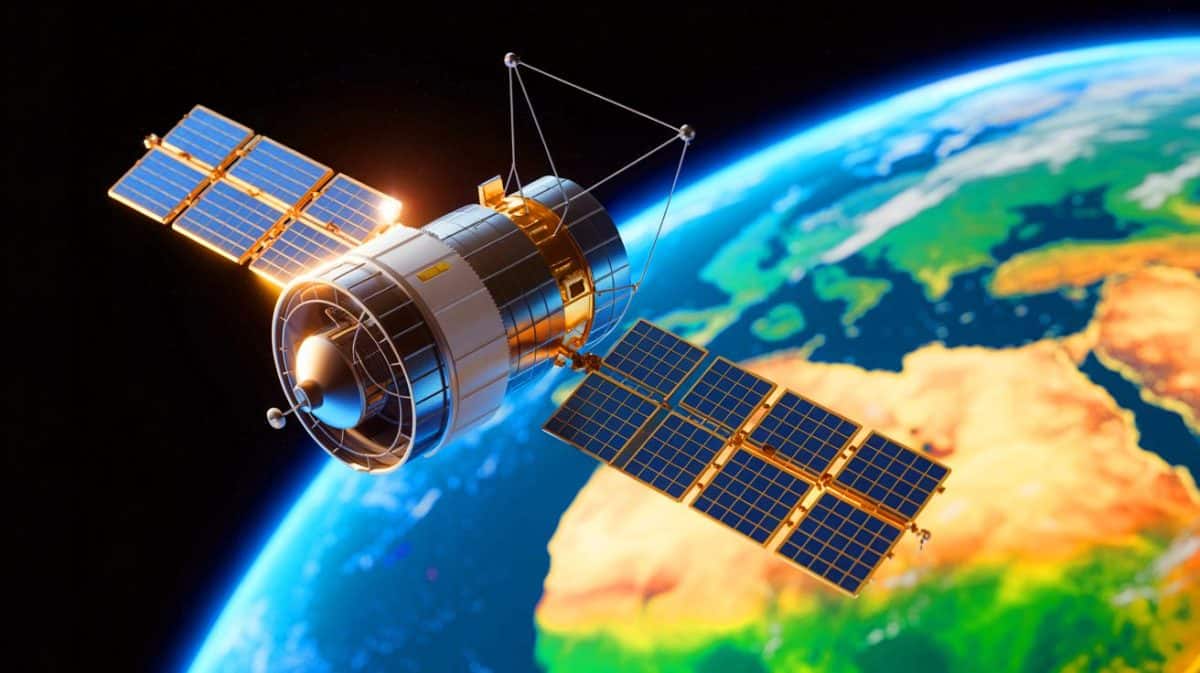 “Billions in Boost!”: UK Space Agency Unveils $100 Million Fund to Propel Revolutionary Satellite Communications Projects Beyond the Stars Illustration of the UK Space Agency's investment in satellite communications and technological innovation, created by artificial intelligence.