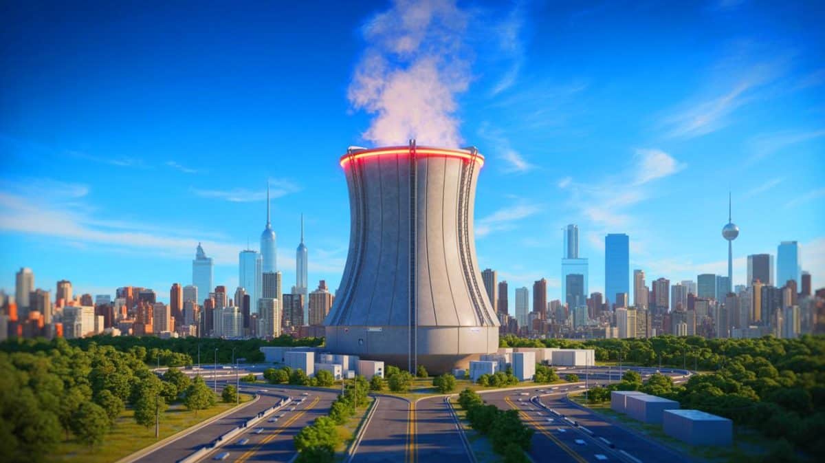 No Electricity No Problem: Finland’s Simplest Nuclear Reactor May Just Outperform Every High-Tech Competitor on the Market Illustration of the LDR-50 reactor, a novel nuclear design for urban heating, generated by artificial intelligence.