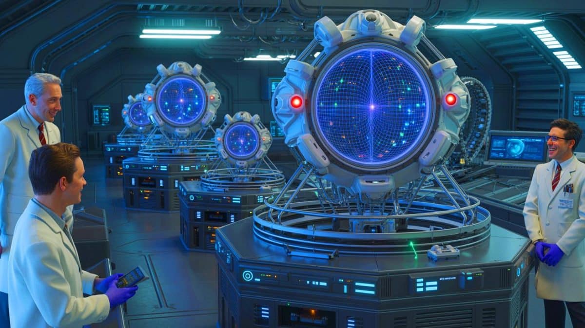 “These Devices Are Beyond Human Comprehension”: Mind-Blowing AI-Designed Gravitational Wave Detectors Baffle Scientists Worldwide Illustration of AI-designed gravitational wave detectors revolutionizing cosmic exploration.