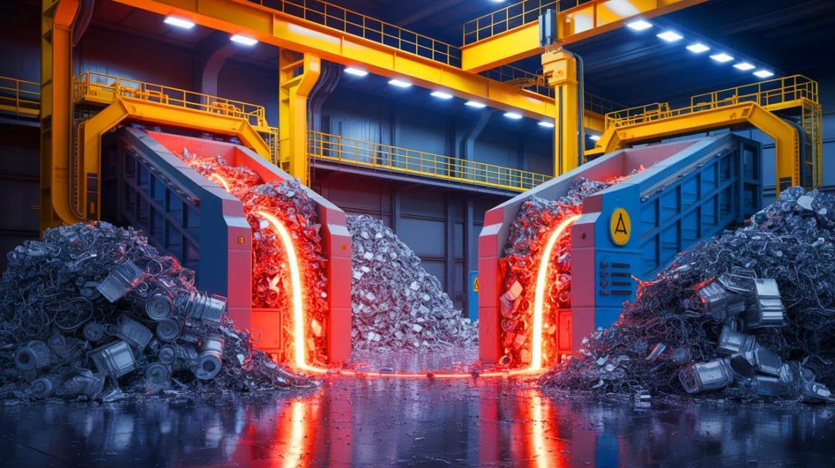 “These Shocking Revelations Will Change Everything”: How Bold Moves Toward Sustainability and Transparency Lead to Smarter, Safer Decisions for All Illustration of advanced recycling technologies and AI integration in aluminum processing, generated by artificial intelligence.