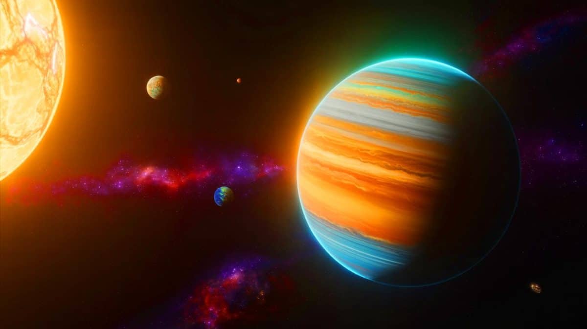 These Massive Earth-Like Worlds Are Lurking Across the Galaxy: Scientists Confirm Super-Earths Are More Common Than Expected Illustration of super-Earths in distant solar systems as discovered through the microlensing technique, created by artificial intelligence.