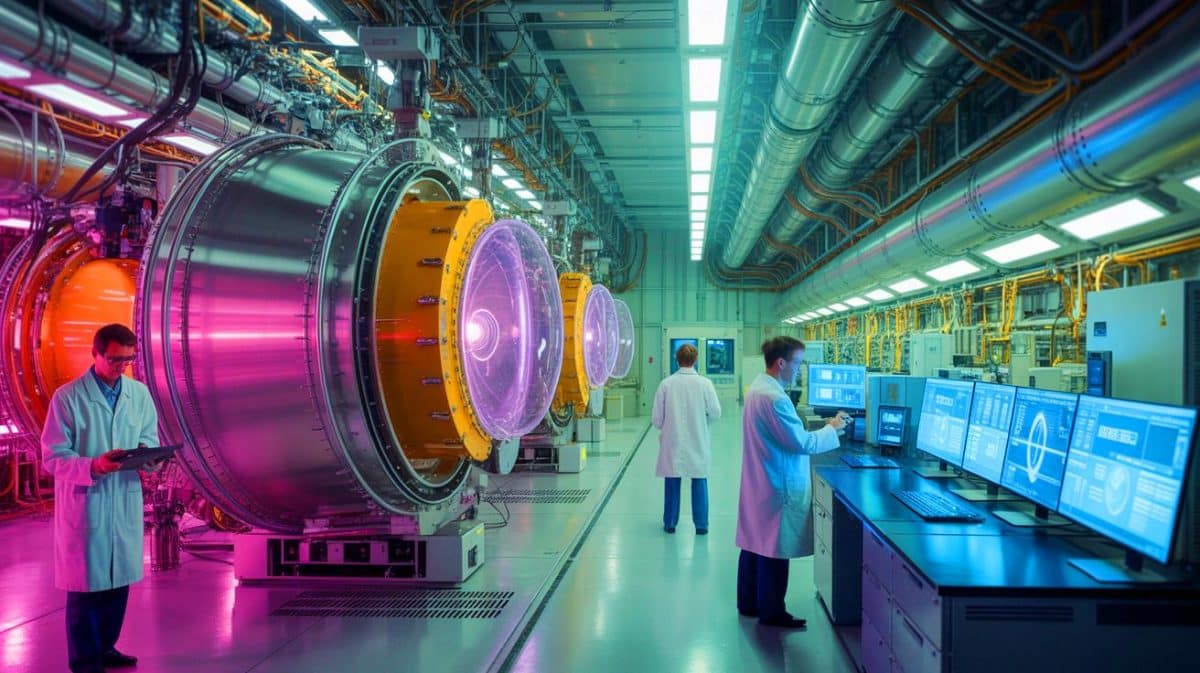 This Frankenstein Hydrogen Atom With Six Neutrons Could Rewrite Everything We Thought We Knew About Atomic Structure Illustration of an ultra-heavy hydrogen isotope with six neutrons synthesized at the University of Mainz, generated by artificial intelligence.