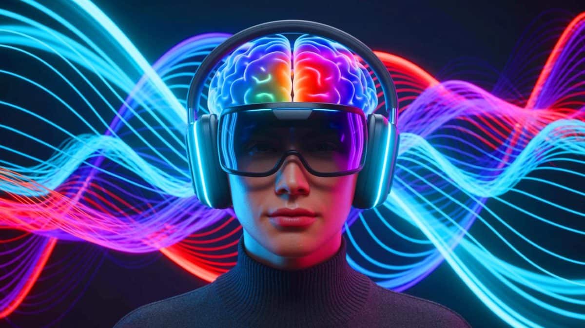 This Crypto Pioneer Is Now Building Mind-Reading Tech: Fred Ehrsam’s New BCI Startup Signals the Next Tech Revolution Illustration of a non-invasive brain-computer interface device concept, generated by artificial intelligence.