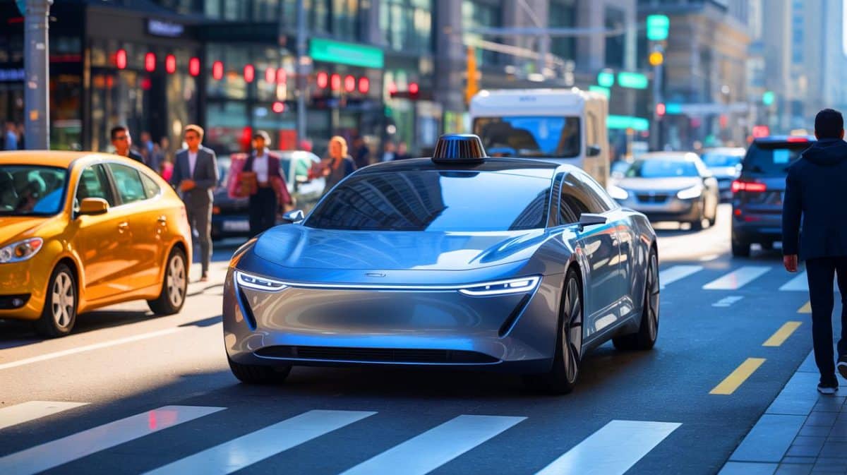 “Without Us, They’d Be Lost”: These Industry Titans Are Driving the Revolutionary Future of Self-Driving Vehicles at Breakneck Speed Illustration of the future of self-driving vehicles shaped by industry and innovation, generated by artificial intelligence.