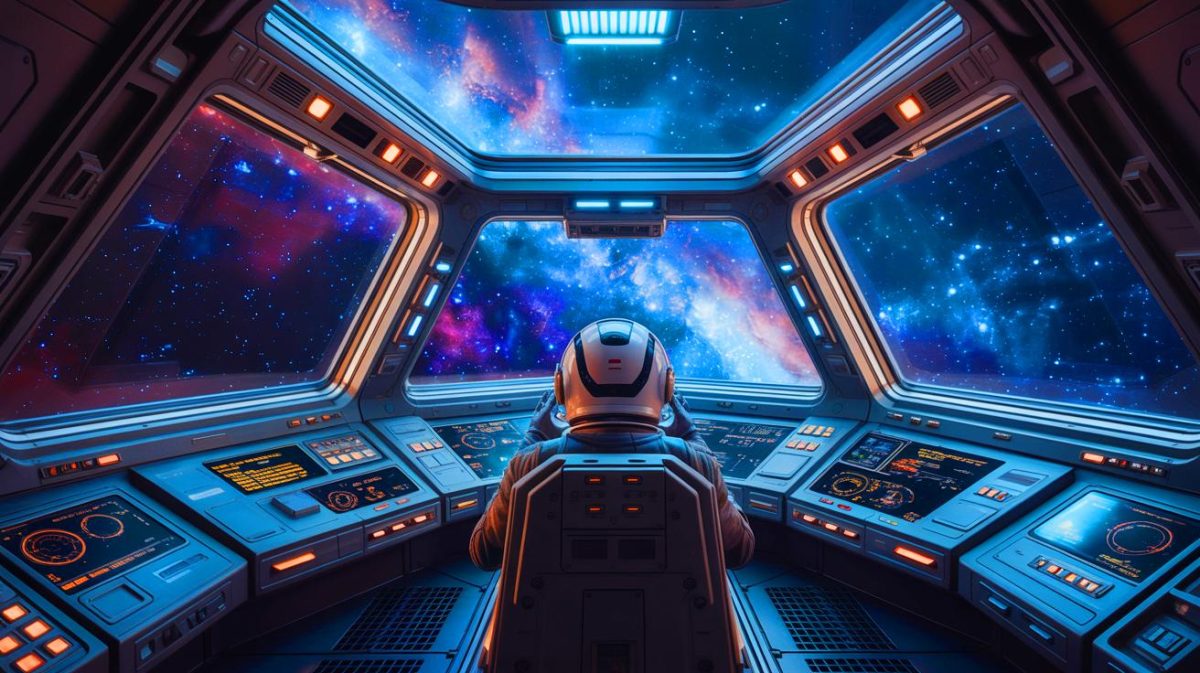ChatGPT Set to Pilot Spacecraft: “First Trials Are Highly Conclusive” Say Experts—Is This the Future of Space Exploration or a Risky Gamble? Illustration of AI piloting a spacecraft in a simulated space mission.