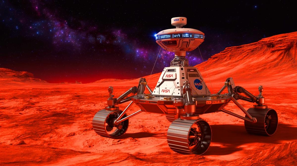 NASA’s AI Revolution: ‘Paving the Way for a New Space Age’ Sparks Heated Debate on Earth’s Future Illustration of NASA's use of artificial intelligence technologies in space exploration and Earth-based research.