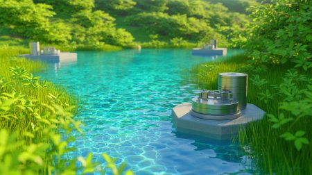 Illustration of the EPA's initiative to address PFAS contamination with dedicated funding and regulations.