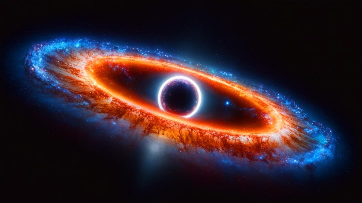 “They Found a Gargantuan Cosmic Monster!”: Astronomers Shock the World with Discovery of Universe’s Largest Black Hole Measuring Over 40 Billion Suns Illustration of the Cosmic Horseshoe galaxy with its ultramassive central black hole.