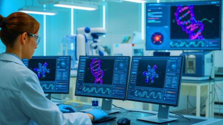 Illustration of the Longitude Prize on ALS utilizing AI for drug discovery and treatment innovation.