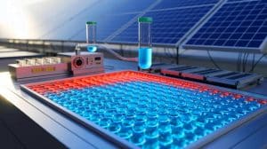 Illustration of an innovative photothermal-photocatalytic system enhancing photocatalytic water splitting for hydrogen production.