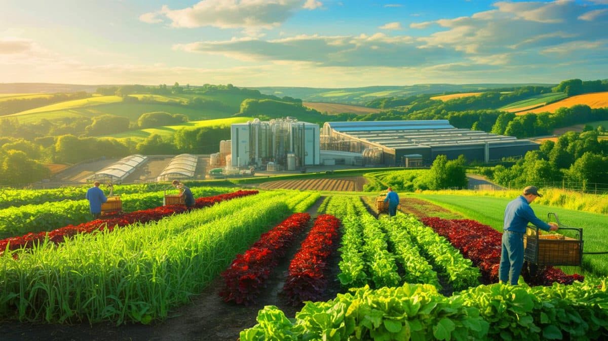 UK Scientists Unveil 27 Shocking Actions: Transforming Your Food System Into a Total Revolution Illustration of the UK’s initiative to transform its food system with sustainable practices and public health focus.
