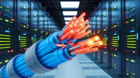 “Is This The End?”: SpikeHERO’s AI Chips Could Upend Your Internet Experience (And It’s Already Happening) Illustration of the SpikeHERO project integrating AI chips with fiber optic networks for enhanced data transmission.