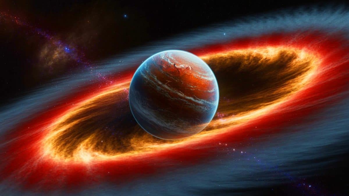 This Mysterious Phenomenon Terrifies Scientists, Shatters Understanding Of Space: Growing By 6 Billion Tonnes Every Second Illustration of a rogue planet consuming material at an unprecedented rate in interstellar space.