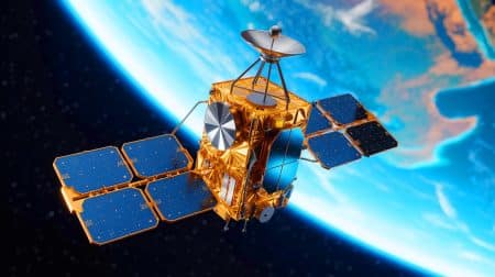 UK Satellite Communications Transformed by £6.9 Million Investment, Enhancing Connectivity and Sparking Technological Advancements Illustration of the UK Space Agency's investment in satellite communications enhancing global connectivity.