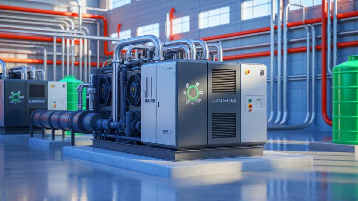 Claros Technologies Achieves Commercial-Scale PFAS Destruction, Promising Safer Communities and Environmental Recovery Across the Nation Illustration of the ClarosTechUV platform in operation at an industrial facility for PFAS destruction.