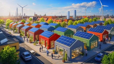 SMEs Lead the Charge in Energy Efficiency, Competing for Prestigious EUSEW 2026 Award and Transforming Communities Illustration of small and medium-sized enterprises driving energy efficiency in the European Union.