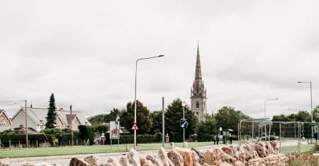 Wales countryside town